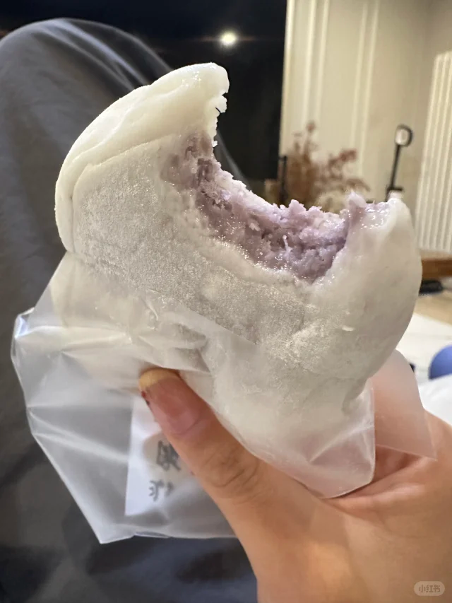 紫薯糯米糍粑成品展示