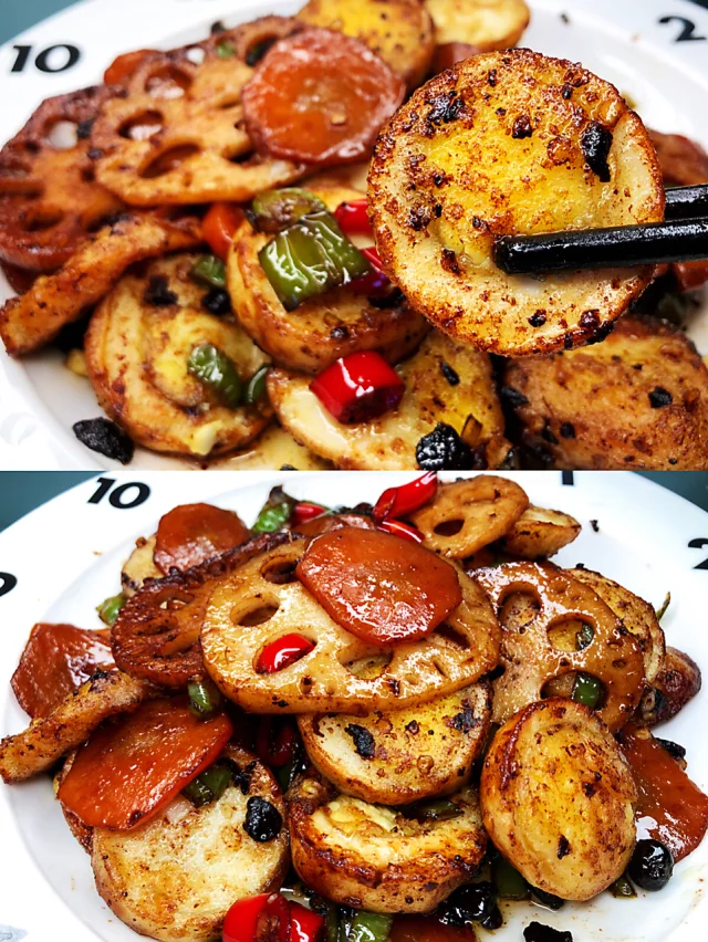高清美食摄影:刚出锅的嫩荷叶炒鸡蛋特写,突出食材本色与质地,青瓷餐具强化传统药膳语境,背景荷塘暗示原料来源 嫩荷叶炒鸡蛋成品:翠绿荷叶丝与金黄蛋块相间,蛋块呈软嫩凝胶状无焦边,表面泛自然油光,盛于青瓷浅盘,背景虚化呈现荷塘远景
